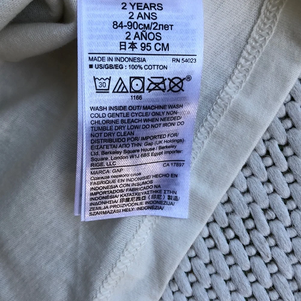 Gap kids long sleeve skating t-shirt size 2T New